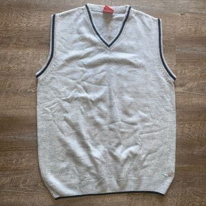 Vintage Fila acrylic vneck sweater vest